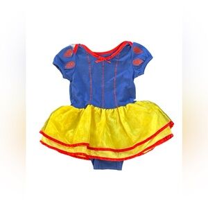 Disney Baby Girl Infant Snow White One Piece Costume Dress Princess Sz 6 Months